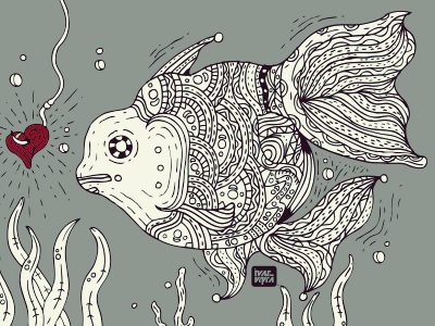 Fishin! drawing graphic graphicdesign illustration sketcave vector