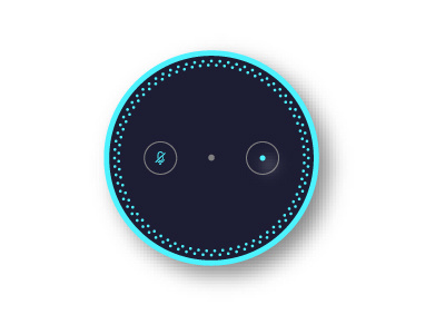 Amazon Echo Icon alexa amazon app echo gadget graphic design icon illustration symbol tech