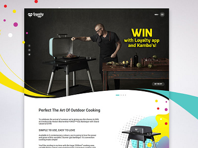 Giveaway Landing Page giveaway landing page ui ux web design website design