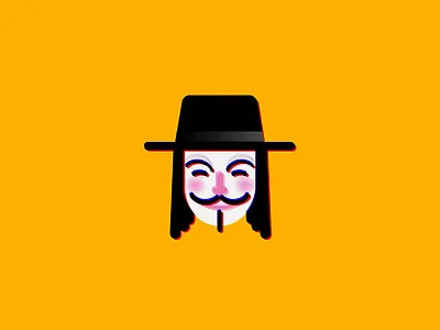 V For Vendetta art flat graphic illustration illustrator sticker vforvendetta