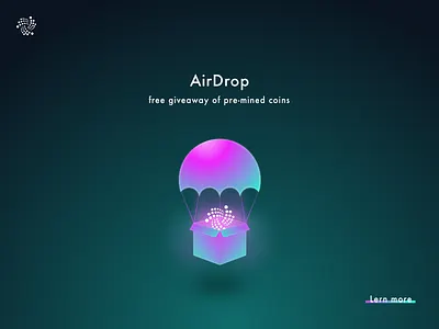 Giveaway – Day 97 #DailyUI 97 crypto daily dailyui iota tangle token ui ux web