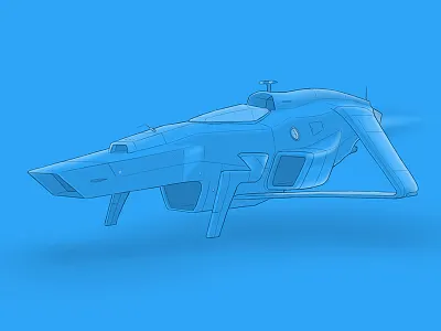 F1 3048 sketch blue design f1 flying futur futuristic illustration race rough sketch wipeout
