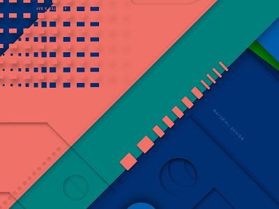 Material design conceptual artwork dynamic graphic halftone illustrator layers material design motion office paper texture tactile visual art