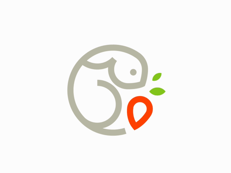 Rabbit animal animation carrot construction leaf logo rabbit