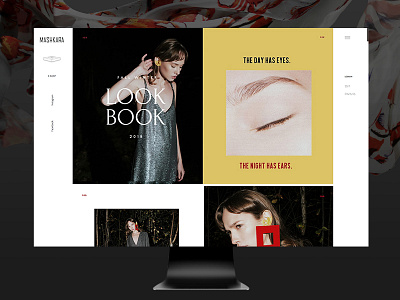 Mashkara awwwards e commerce minimal sketch slowfashion webdesign