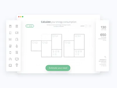 Wind turbine site app flat icon plane site turbine web wind