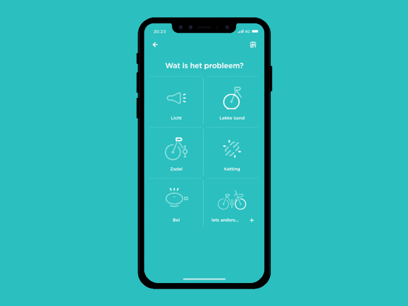 'Fixie' – Select problem animation app flow iphone x multi select principle prototype