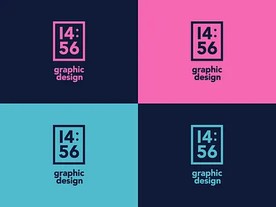 Personal Logo - colour options bold brand branding bright design icon identity logo time vector watch