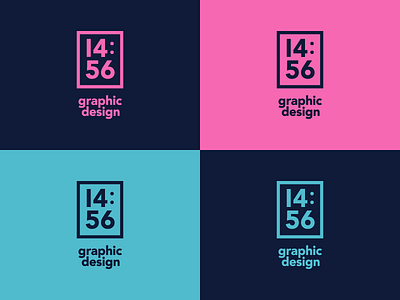 Personal Logo - colour options bold brand branding bright design icon identity logo time vector watch