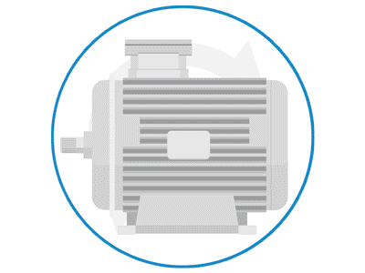 Product Cycle animation assemble cycle electric motor explosion motor wireframe