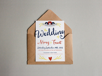 Wedding Annoucement announcement invitation wedding