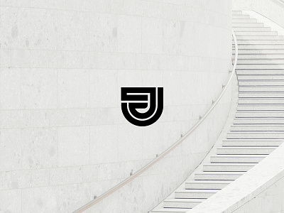 Jest architecture design graphic icon illustration j logo minimal