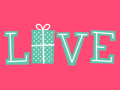 Best. Gift. Ever. holidays illustration lettering love