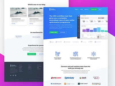 EE - website 2 design homepage landing page ui user interface ux web design website