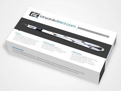 Lanyards direct 3d box design lanyards package. box printing