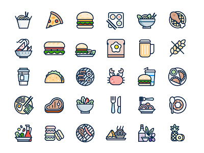 Food Icons food icon snacks