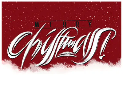 Merry calligraphy freehand handwriting handwritten kaligrafia lettering liternictwo litery powerscripts script typografia typography