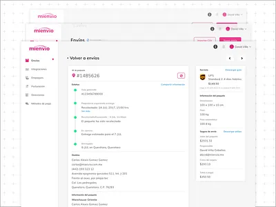 dashboard 2.0 admin dashboard design systems panel redesign shipment