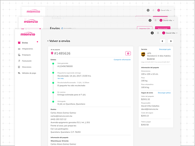 dashboard 2.0 admin dashboard design systems panel redesign shipment