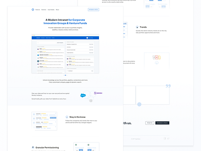 Enterprise App Landing page app clean illustration landing minimal one pager simple ui ux website