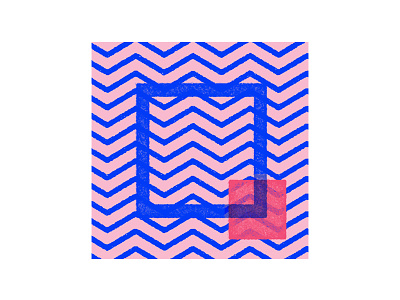 Meaningless color pattern square