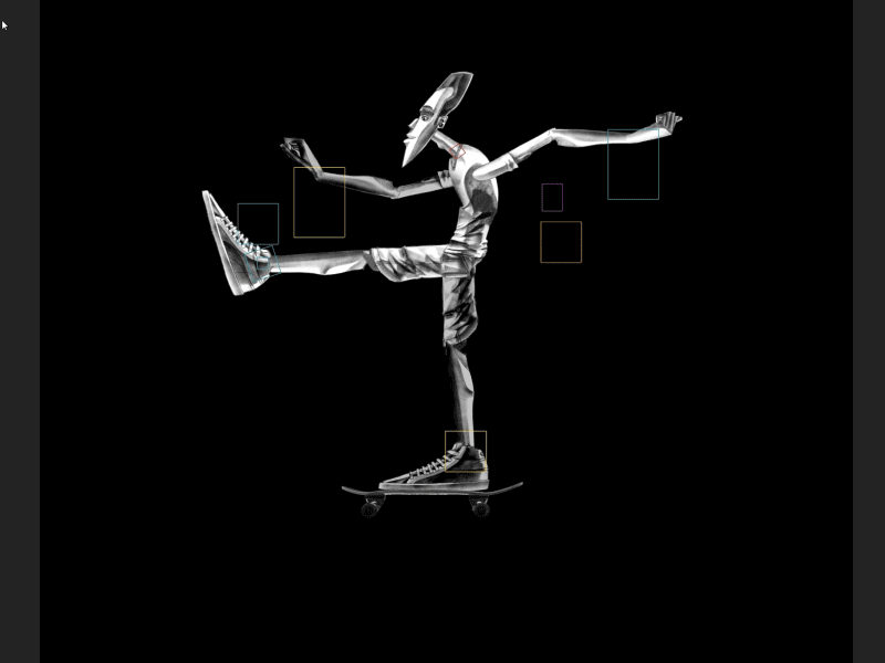 Marcelo Eco Skater animation motion rig