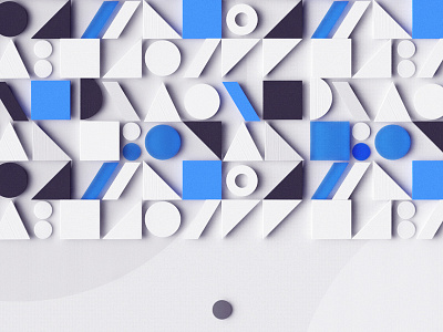 Shapes black blue c4d geometrical minimal shapes simple vray