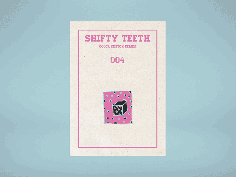 004/005/006 blue enamel pin red yellow