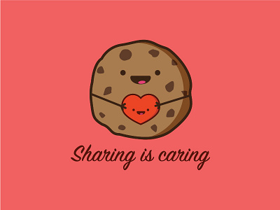 Cookie cookie cute giving love sharing