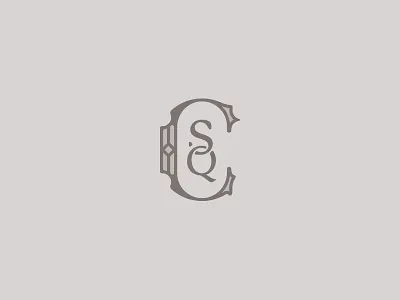 CS V2. branding monogram typography