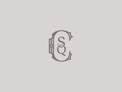 CS V2. branding monogram typography