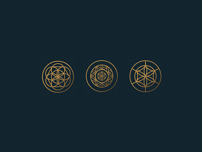 The Seed Of Life branding design geometry icon identity logo logotype mark seed of life