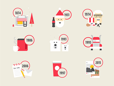 150 Years of Holiday Campaigns chicken christmas coffee illustrations letter polar bear santa starbucks store truck