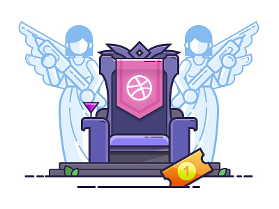 Dribbble Invite dribbble godness illustration invite ygg