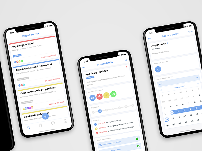 Project management by Notwowait on Dribbble