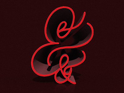 Hat Trick ampersand lettering three in one