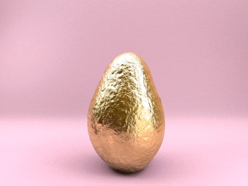 Millennial Avocado 3d arnold avocado c4d gif gold millennial pink motion