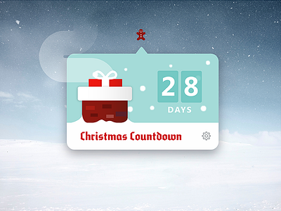 Daily UI Challenge 014 - Countdown Timer 014 challenge christmas countdown countdown timer daily daily ui dropdown holiday timer ui ui challenge