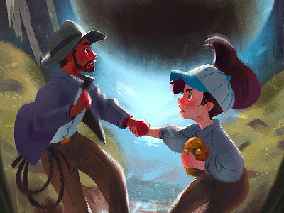 Wedding Invite 2: Indiana Jones character design fantasy illustration indiana jones raiders of the lost ark short round