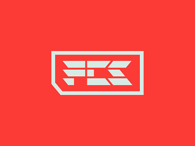 FCS wordmark branding fitness gym identity performance sports