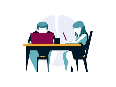 Scribd- Spot illustration "Desktop and Mobile" brand illustration communication design design education graphic illustration marketing design new user spot spot illustration tutorial