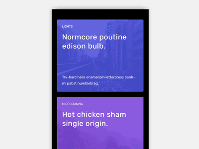 Card Scrolling animation cards coffeescript design framer prototype scroll scrolling ui ux