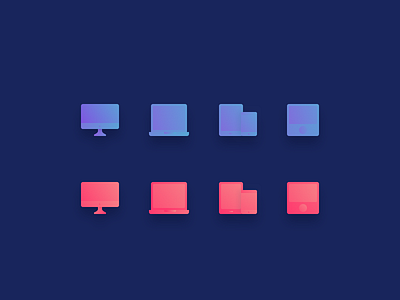 Daily UI #34——The Gradient icons colors daily design gradient icons sketch ui