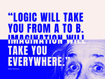 Quote of the day - 1 design digital font imagination inspiration quote ui ux