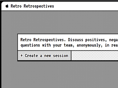 Retro Retro macos react retro retro ui retrospective