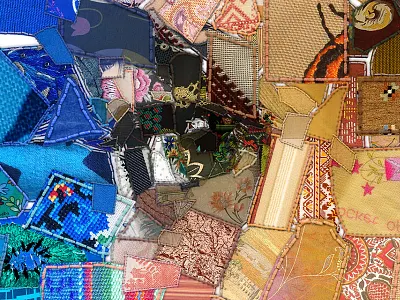 Russia2018 (detail) illustration mosaic photomosaic visualdesign