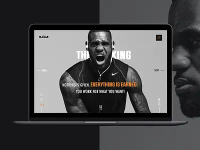 Lebron James 15 Year in basketball basketball design interface landing page lebron minimal nba sport sportman ui ux web design