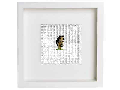 self portrait anilyanik anl cross stitch icon pixel self portrait