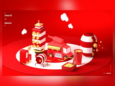 Budweiser Factory c4d