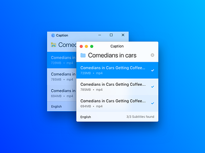 Caption 2.0 app caption electron linux macos subtitles ui windows